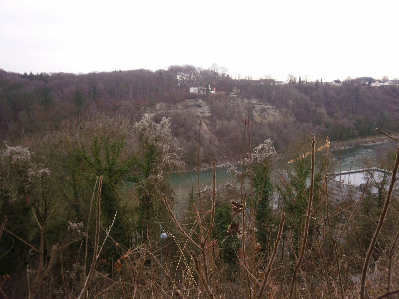 Blick vom Burghauser Burgberg