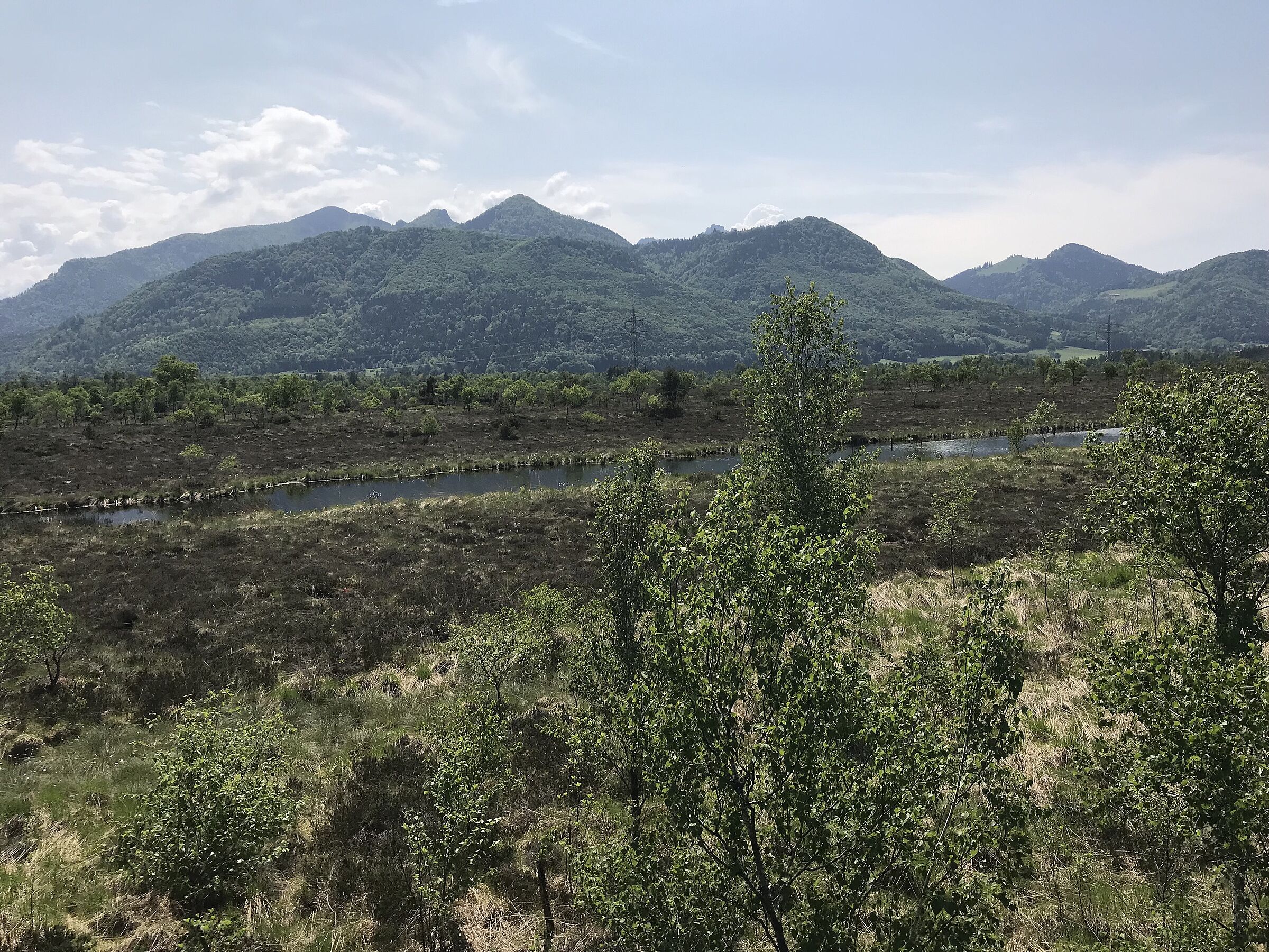 Blick vom der Aussichtsplattform nach Süden (Foto Dr. Ernst-Josef Spindler)